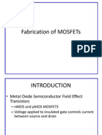 Fabrication of MOSFETs
