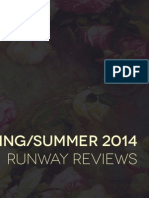 Spring Summer 2014 Runway Reviews