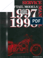 Harley-Davidson 1997 - 1998 Softail. Service Manual.