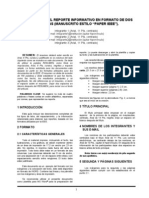PREPARACION DE UN Paper IEEE