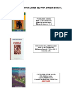 Libros Prof. Barra