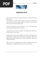 Download Siemens internship Report by KK SN18659297 doc pdf