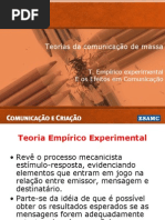 Estudos Empirico Experimentais e Efeitos