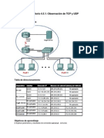 4.5.1 Observación de TCP y UDP Utilizando Netstat