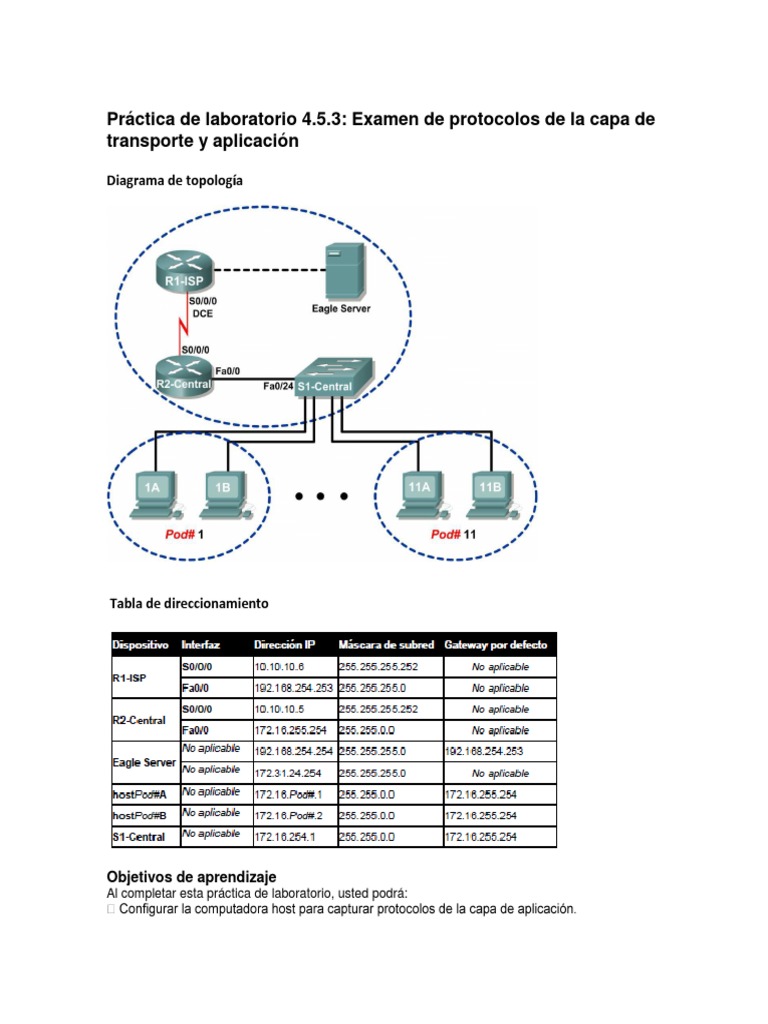 Análisis de Protocolos HTTP y FTP en Lab | PDF | Protocolo de ...