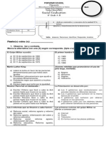 Evaluacion Social 6° Basico Noviembre