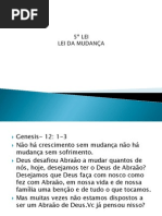 QUINTA LEI DA MUDANÇA