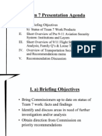 FO B4 Commission Meeting 3-30-04 FDR - Tab 4 - Slides and FSC Handout - Team 7 Presentation Agenda 737