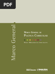 Marco General de la Política Curricular