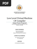 Low Level Virtual Machine C# Compiler Senior Project Proposal