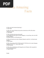 Amazing Facts