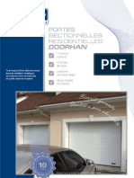 Portes de Garage Sectionnelles DoorHan Catalogue 2005