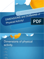 dimensions and domains of physical activity