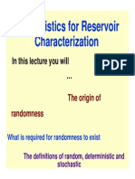 Geostatistics For Reservoir Characterization Geostatistics For Reservoir Characterization