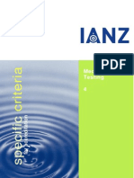 Specific Criteria Mechanical Testing 4 IANZ