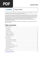 AutoCAD 2004 Preview Guide