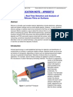 Noncontact, Real-Time Detection and Analysis of Silicone Films On Surfaces