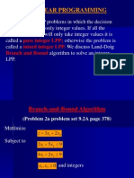 L30 - Integer Linear Programming - Branch and Bound Algorithm