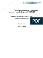 SRPPDT IM 01 Software Producido