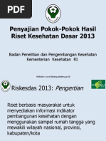 Download Riskesdas 2013 by Fitria Widhi Wardani SN186655154 doc pdf