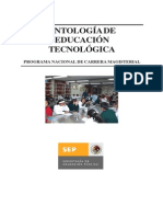 ANTOLOGIA EDUCACION TECNOLOGICA