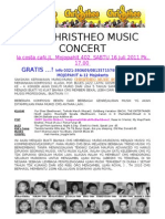 The Christheo Music Concert: Gratis !