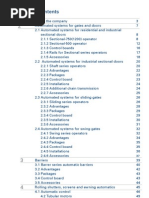 Download Automatic Operators Catalog 2009 by Doorhan SN18666214 doc pdf