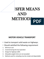 Transfer Means and Methods