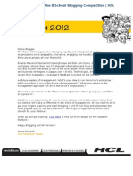12165HCL Technologies - Ideathon 2012