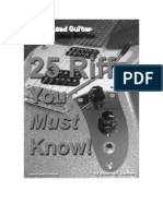 25 Riffs You Must Know