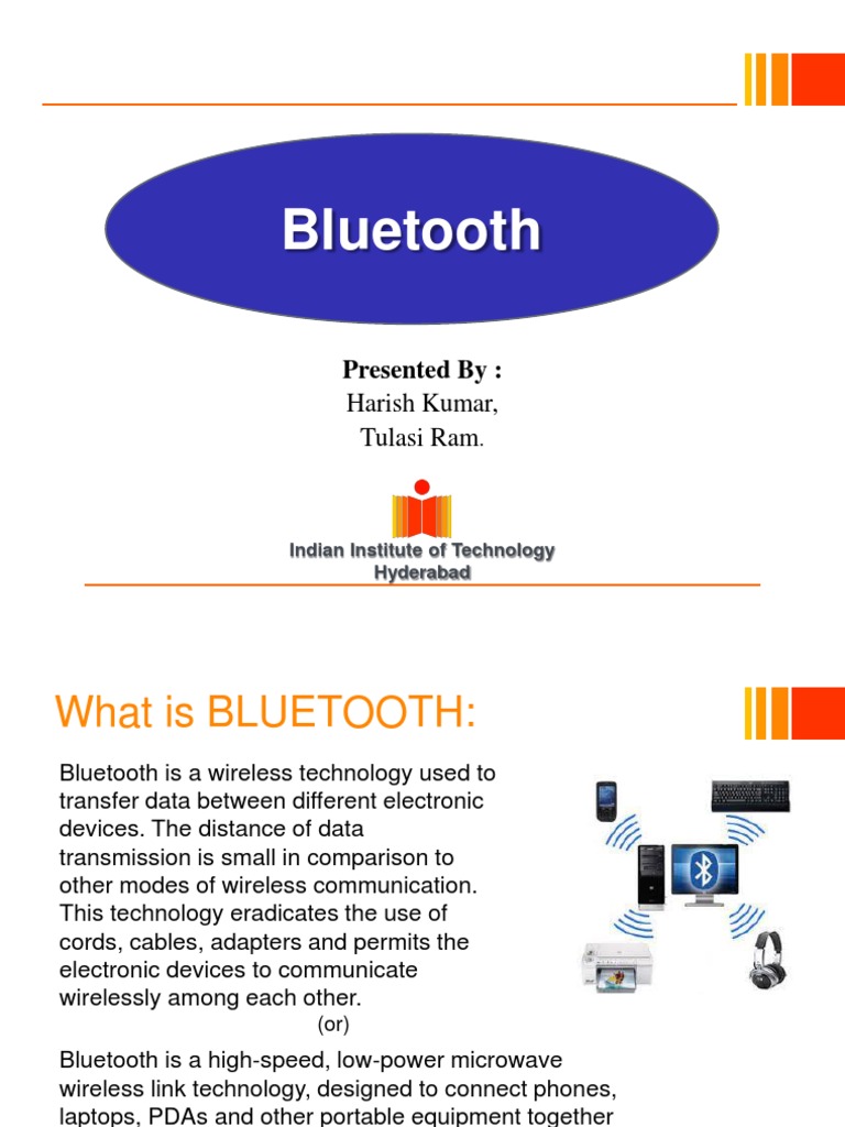 Bluetooth: Presented by | PDF | Computers