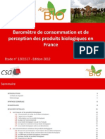 Barometre Agence Bio CSA2012