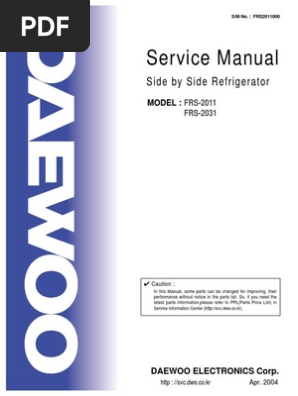 Frs2031 Ial Daewoo Refrigerator Tap Valve