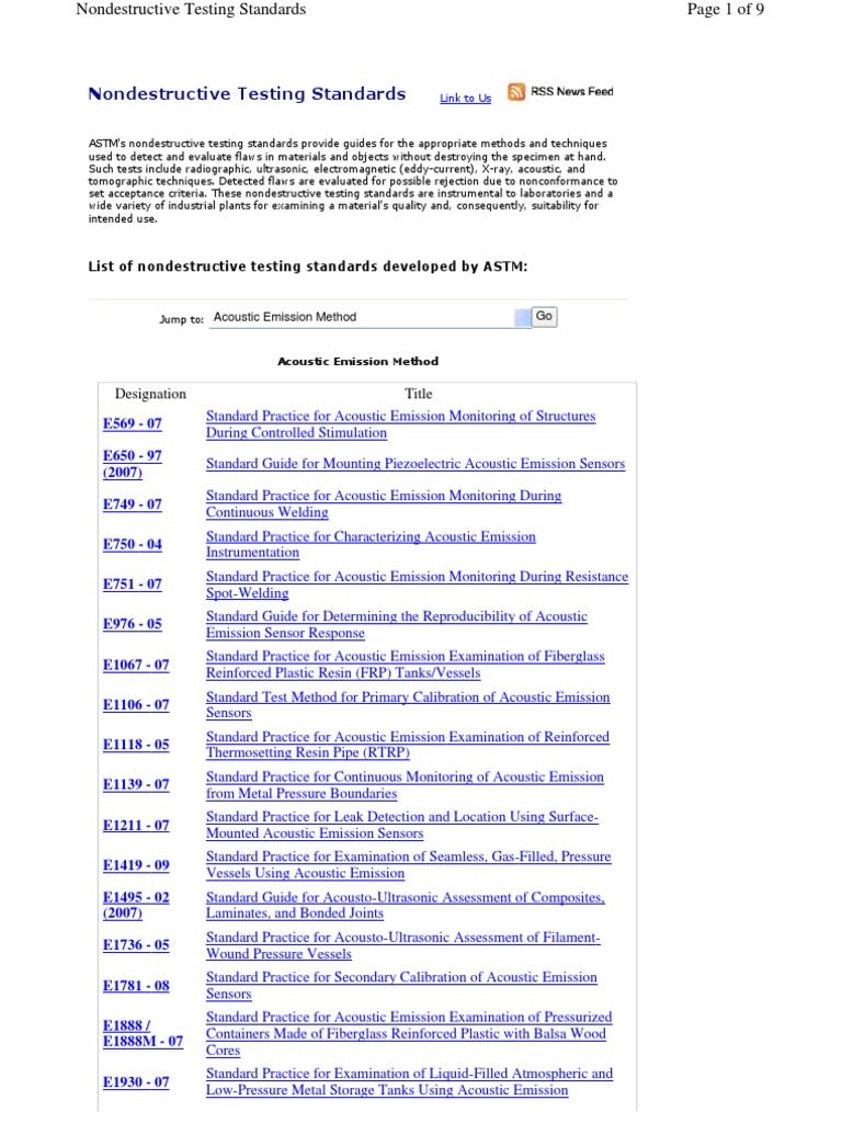 Asme Ndt Standards Ultrasound Radiography