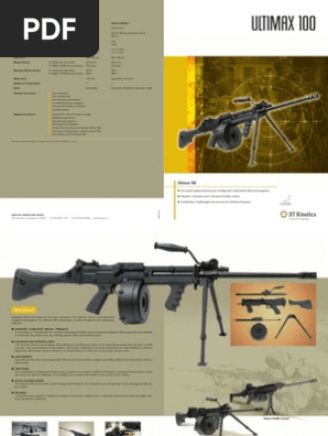 Ultimax 100 Fact Sheet Magazine Firearms Machine Gun