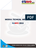 Modul Technical Meeting Elinfo 2013