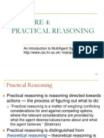 Practical Reasoning: An Introduction To Multiagent Systems