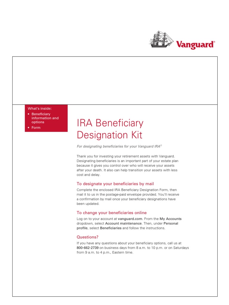 Vanguard Ira Custodial Account Agreement