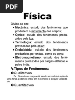 Ciências - Física(Resumo)