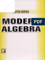 Modern Algebra (Golden Maths Series)