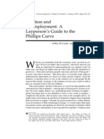 A Layperson's Guide To The Phillips Curve