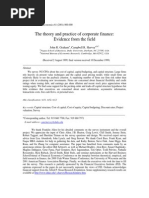 Download Graham  Harvey 2001 the Theory and Practice of Corporate Finance Evidence From the Field by er4sall SN186717927 doc pdf