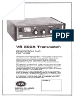 BW Vs300a Manual