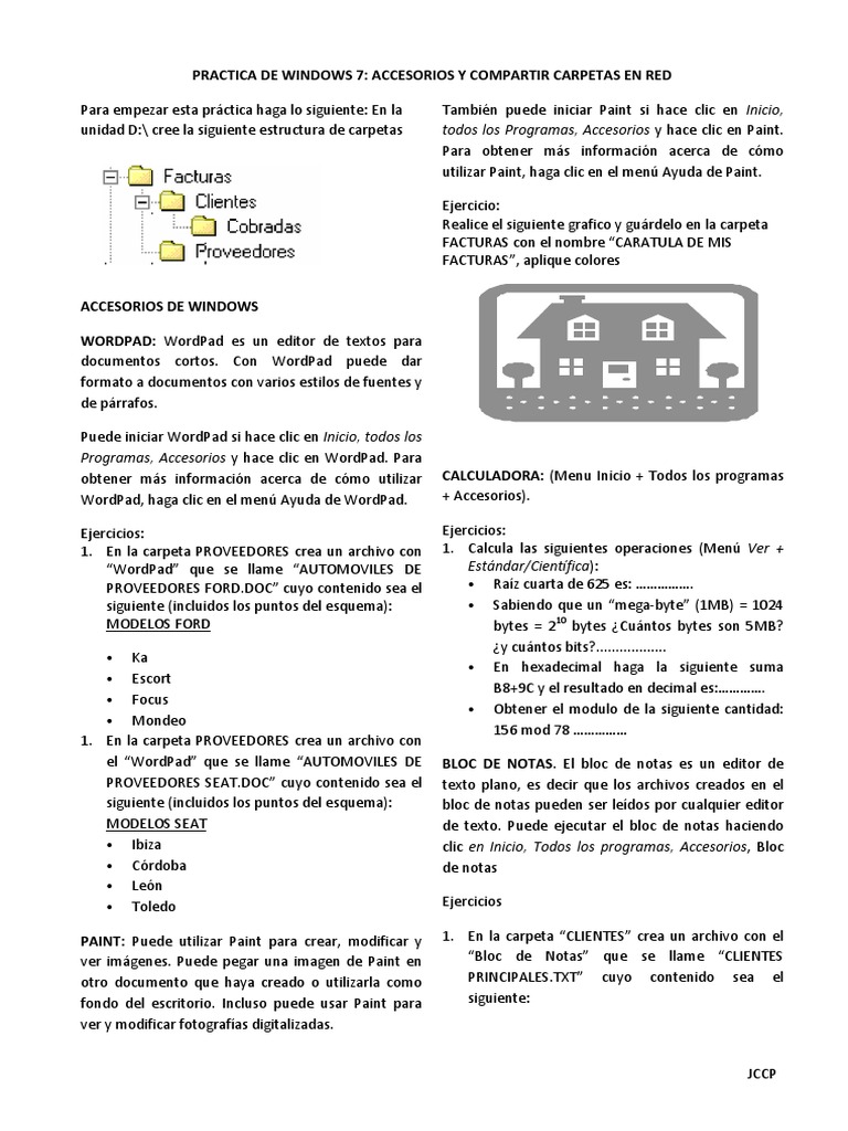 Practica 02 de Windows 7 | PDF | Archivo de computadora | Ventana ...
