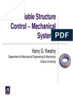Variable Structure Control Mechanical Systems: Harry G. Kwatny