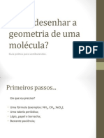 Como Desenhar A Geometria de Uma Molécula