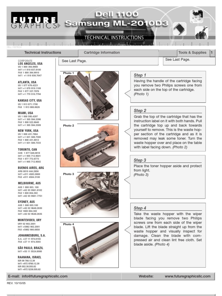 Samsung ML 2010 PDF Printer Equipment