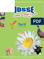 Josse Tarif PDF