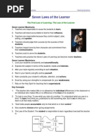 7 Laws of the Learner