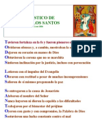 Acróstico de Todos Los Santos